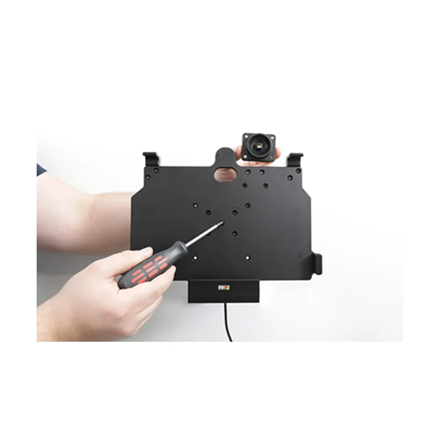 Bild 1 : 712328 : Brodit Halter Aktiv, 12/24V, f�r SAMSUNG Galaxy Tab Active 4 Pro, Horizontal, passt f�r Ger�te mit Original H�lle , Ladung �ber Pogo-Pins