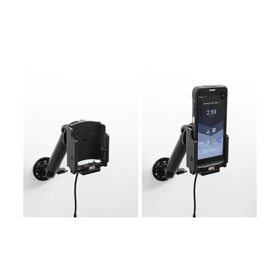 Bild 4 : 712343 : Brodit Halter Aktiv, 12/24V, f�r WEBFLEET Pro M, extra robust mit schonenden Ladestiften