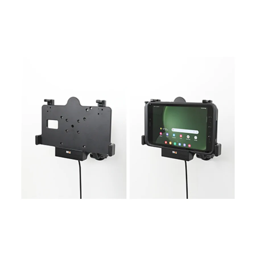 Bild 4 : 712386 : Brodit Halter Aktiv, 12/24V, f�r SAMSUNG Galaxy Tab Active 3, Horizontal, passt f�r Ger�te mit Original H�lle, Ladung �ber Pogo-Pins