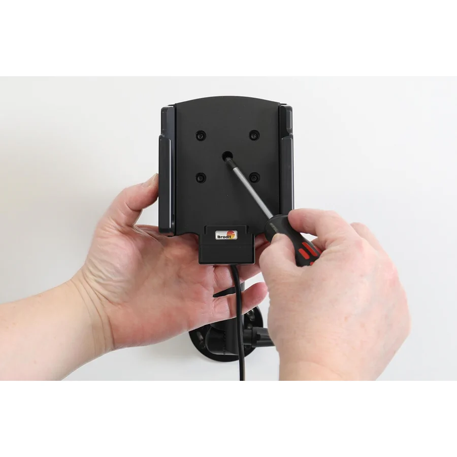 Bild 3 : 712423 : Brodit Halter Aktiv, 12/24V, für DATALOGIC Memor 35, Ladung über Pogo-Pins, nur für Geräte mit Original RUBBER BOOT