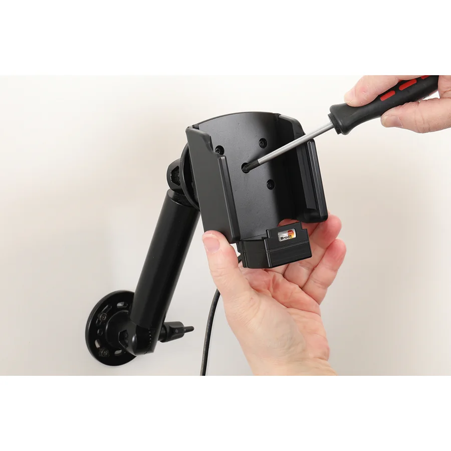 Bild 3 : 712429 : Brodit Halter Aktiv, 12/24V, für DATALOGIC Memor 12-17, Ladung über Pogo-Pins