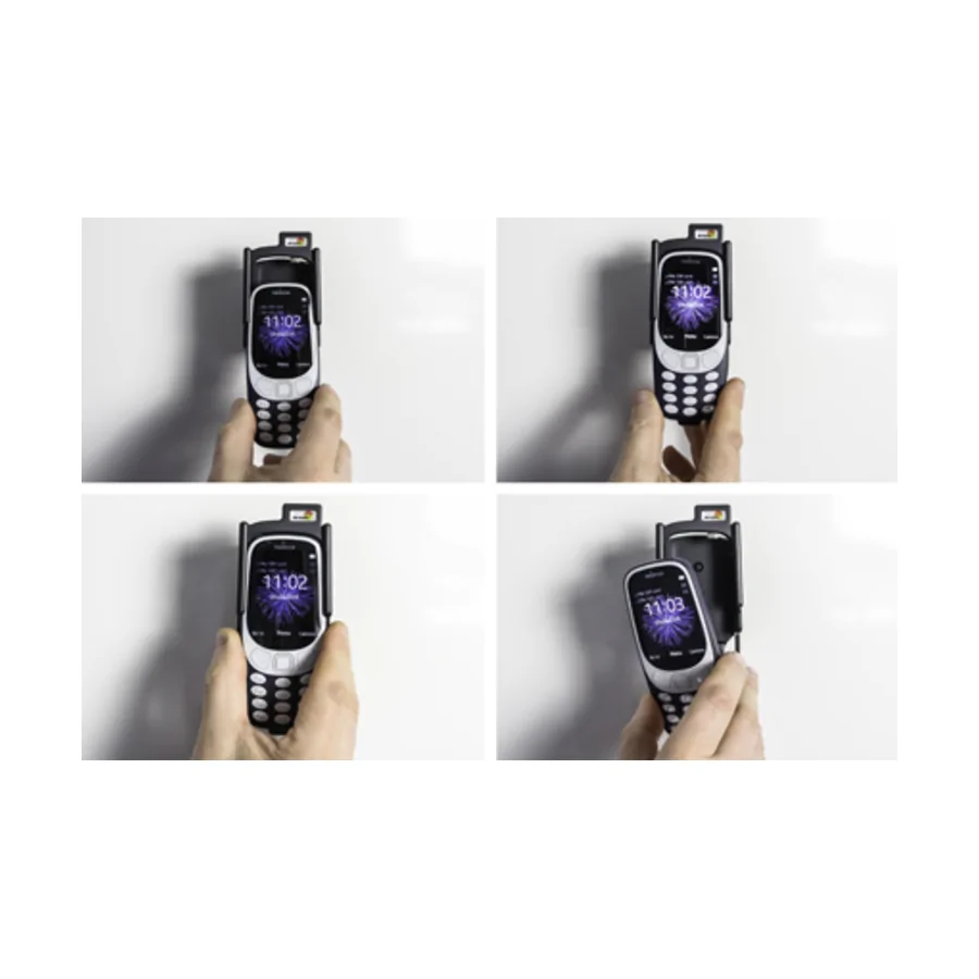Bild 3 : 713026 : Brodit Halter Aktiv, mit Festanschluss, 12/24V, für NOKIA 3310 (2017)