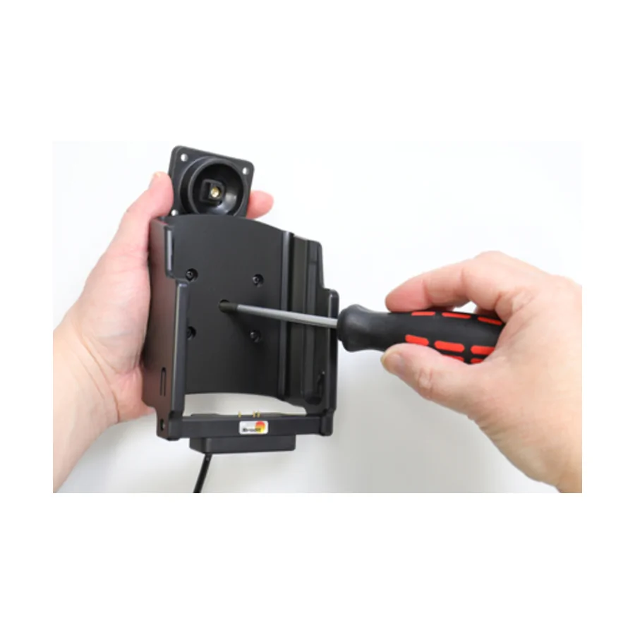Bild 1 : 713037 : Brodit Halter Aktiv, mit Festanschluss, 12/24V, für CIPHERLAB RS50