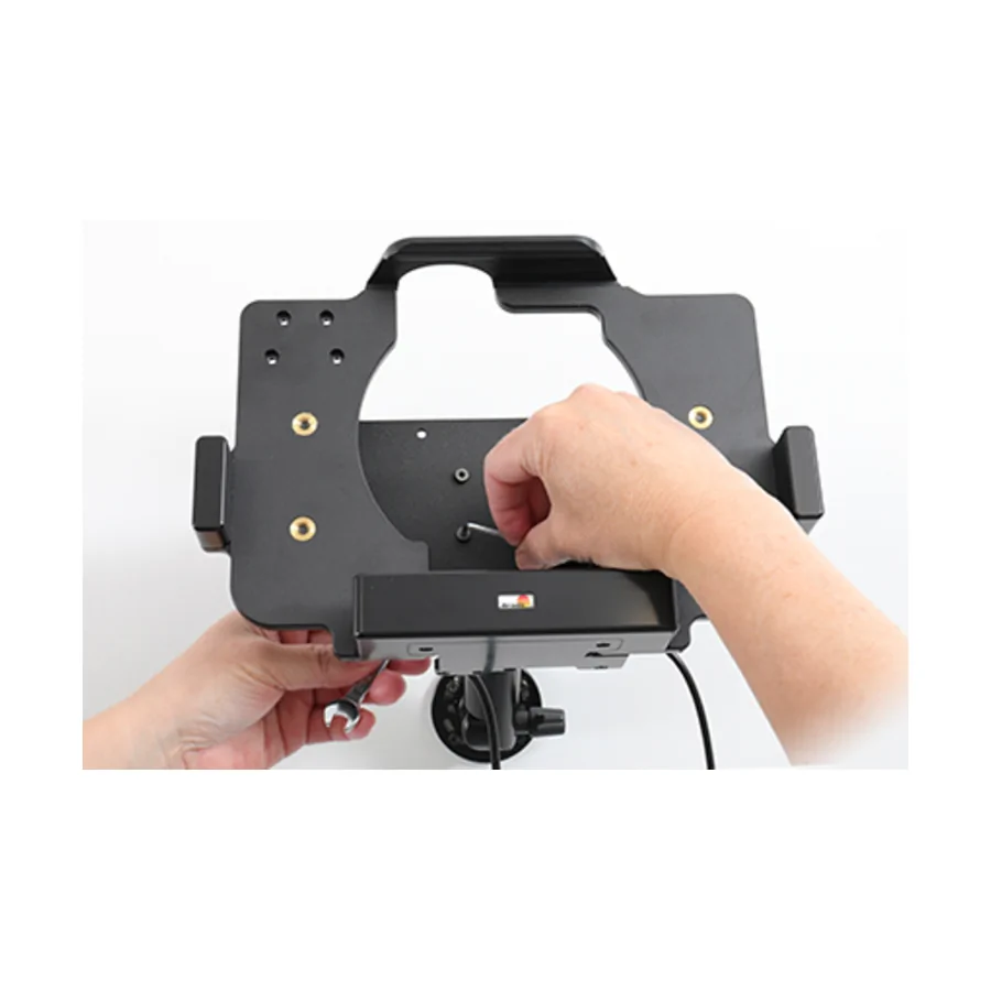 Bild 2 : 713267 : Brodit Modul-Upgrade Halter inkl. Pogo-Charging-Leiste f�r ZEBRA ET51 8.4, f�r Ger�te mit Gummi-Rahmen + mit / ohne Handschlaufe