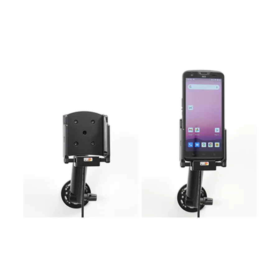 Bild 4 : 713283 : Brodit Halter Aktiv, mit Festanschluss, 12/24V, für M3 MOBILE SL20 (für Geräte ohne Rugged Boot!) / Ladung über Pogo-Pins
