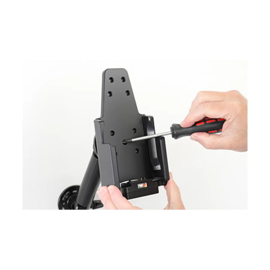 Bild 3 : 713310 : Brodit Halter Aktiv, mit Festanschluss, 12/24V, für ZEBRA TC78, für Geräte mit und ohne Handschlaufe, Ladung über Pogo-Pins