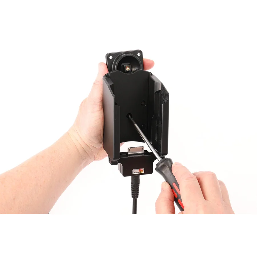 Bild 2 : 714410 : Brodit Halter für HONEYWELL CK67, für Geräte mit oder ohne Pistolengriff, mit Befestigung für das Originalkabel 236-297-001
