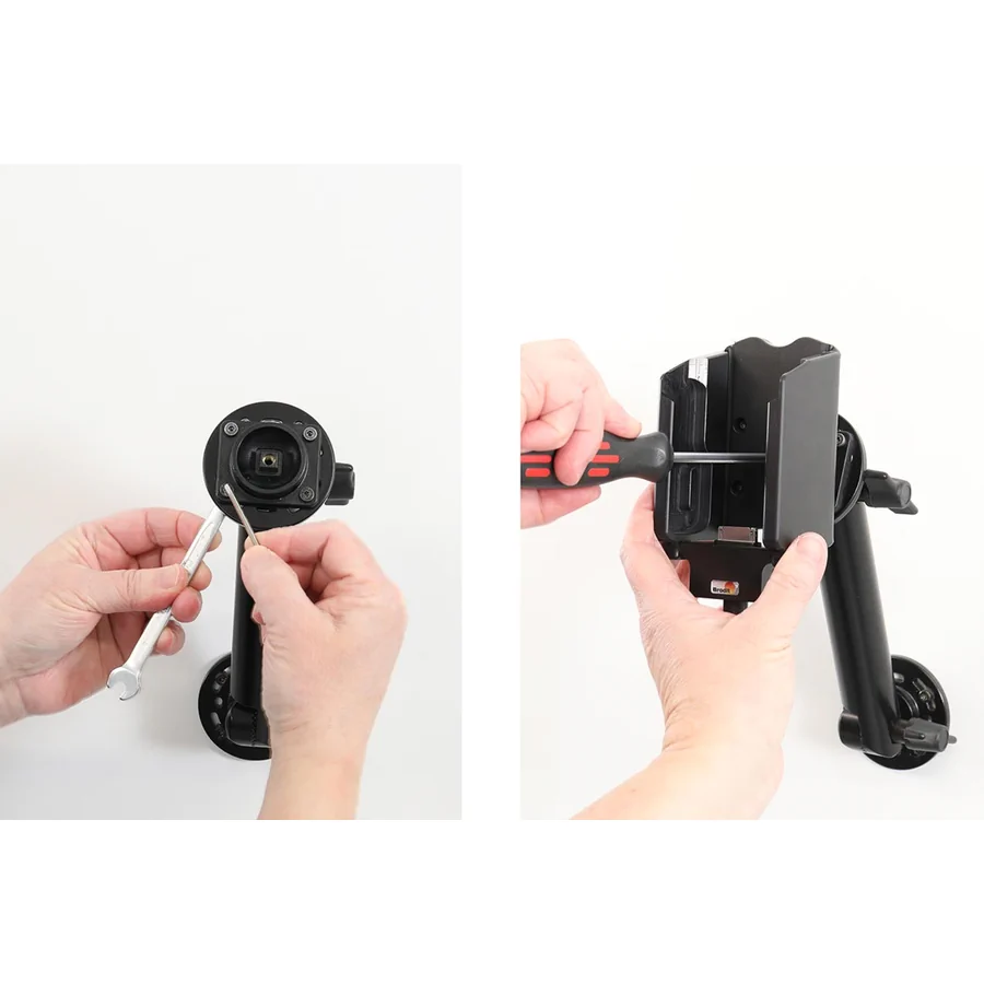 Bild 3 : 714410 : Brodit Halter für HONEYWELL CK67, für Geräte mit oder ohne Pistolengriff, mit Befestigung für das Originalkabel 236-297-001