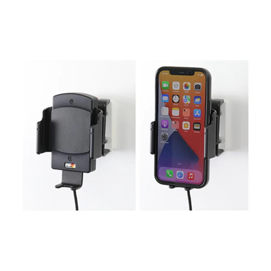 Bild 4 : 719300 : Brodit einstellbarer Qi Halter f�r HUAWEI Pura 80 Pro, mit Festanschluss, 15W