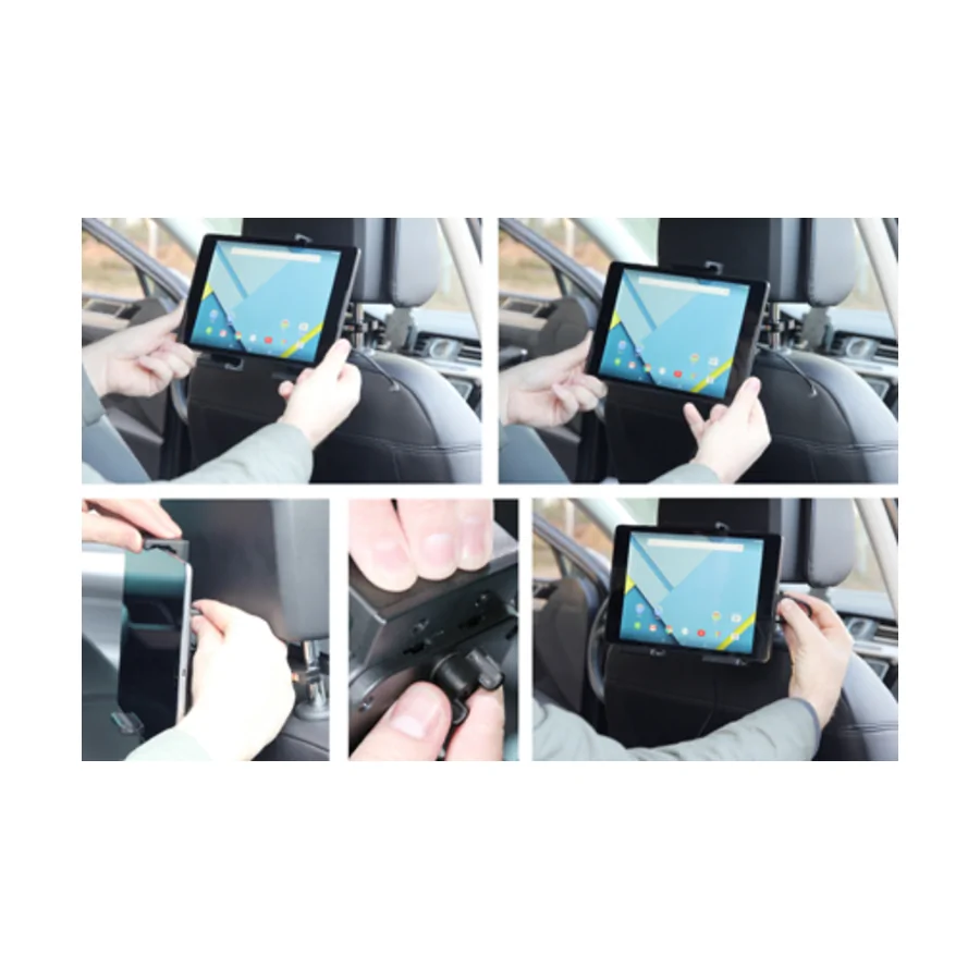 Bild 3 : 721071 : Brodit einstellbarer Tablet Halter Aktiv USB-C, 12/24V, f�r SAMSUNG Galaxy Tab Active 5 Pro, 3-Punkt Befestigung