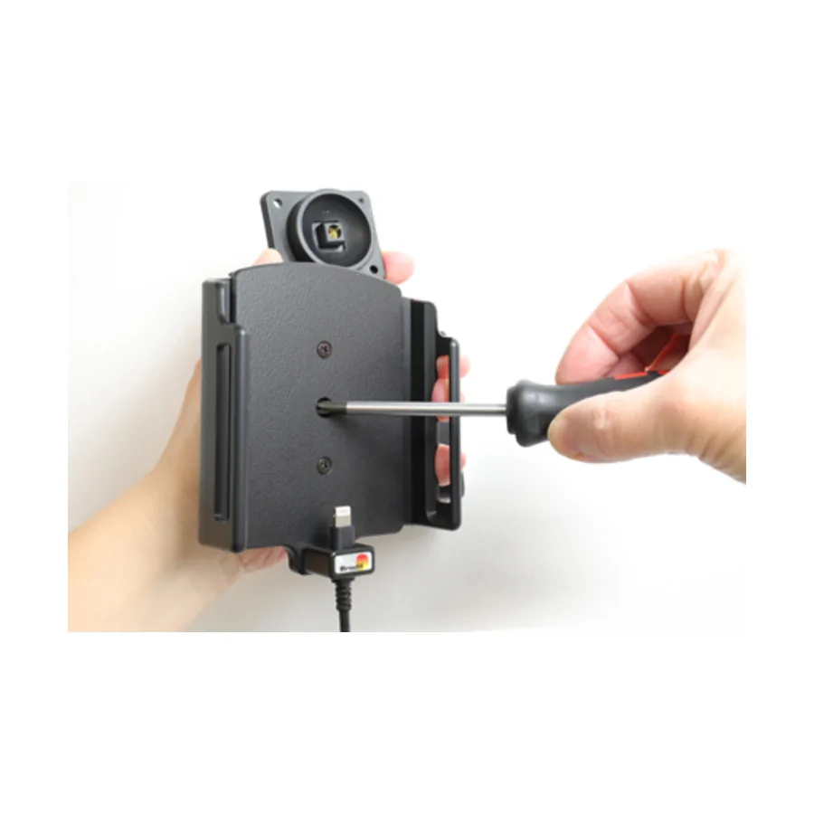 Bild 2 : 721084 : Brodit einstellbarer Halter (seitlich) Aktiv USB, 12/24V, für APPLE iPhone 11 Pro, inkl. USB-Ladegerät, für Schutzhüllen, max: Breite 80-94mm, Dicke: 9-13mm