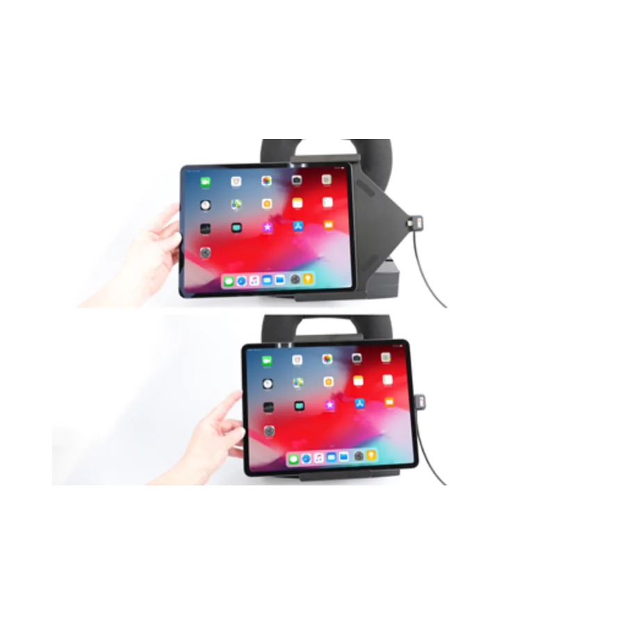 Bild 2 : 721095 : Brodit Halter Aktiv USB, 12/24V, f�r APPLE iPad Pro 12.9 (2018), inkl. USB-Ladeger�t