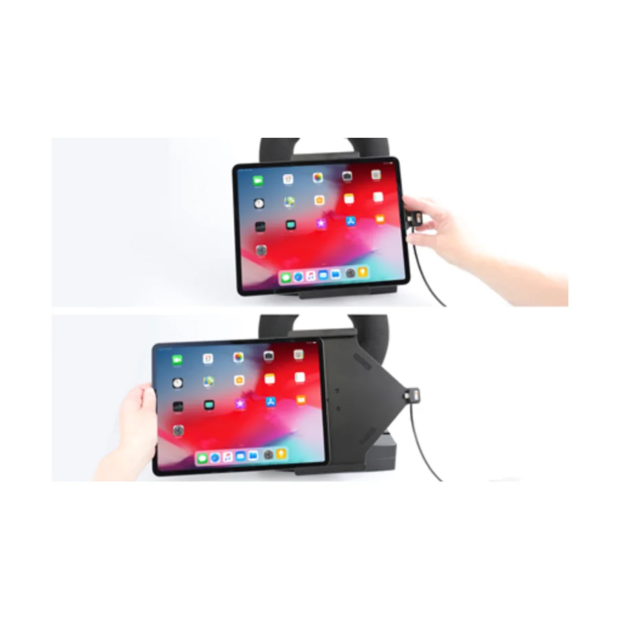 Bild 3 : 721095 : Brodit Halter Aktiv USB, 12/24V, f�r APPLE iPad Pro 12.9 (2018), inkl. USB-Ladeger�t