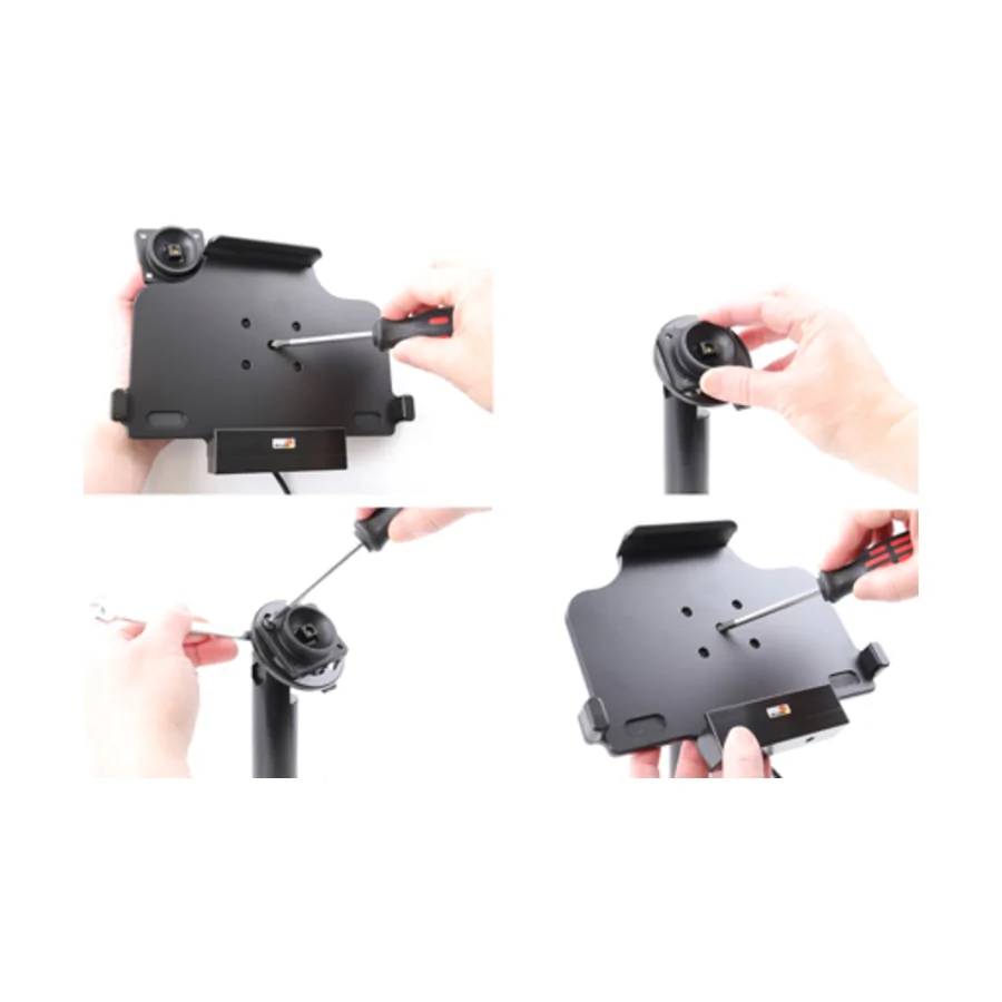 Bild 1 : 721101 : Brodit Halter Aktiv USB, 12/24V, für PANASONIC FZ-L1, inkl. USB-Ladegerät