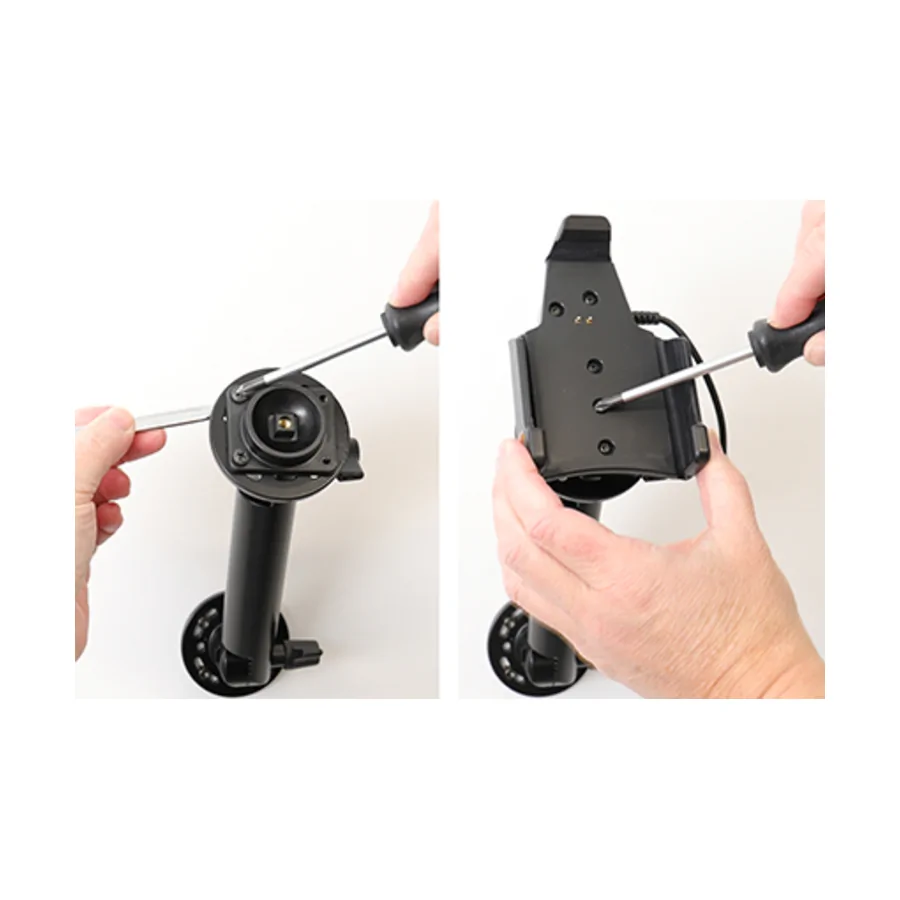 Bild 2 : 721144 : Brodit Halter Aktiv USB, 12/24V, für iZETTLE Reader 2, inkl. USB-Ladegerät