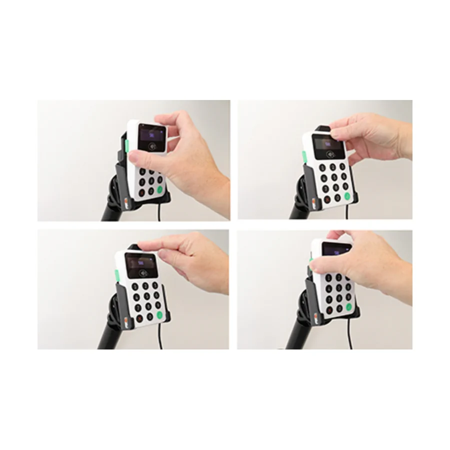 Bild 3 : 721144 : Brodit Halter Aktiv USB, 12/24V, für iZETTLE Reader 2, inkl. USB-Ladegerät