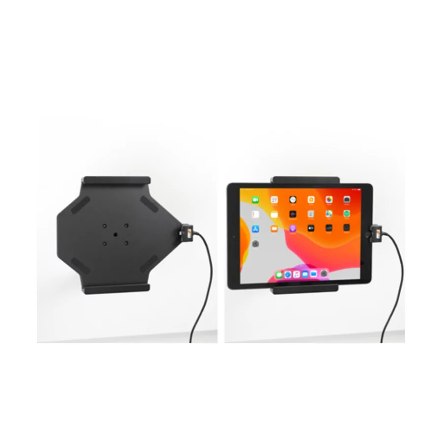 Bild 4 : 721168 : Brodit Halter Aktiv USB, 12/24V, f�r APPLE iPad (2020), inkl. USB-Ladeger�t