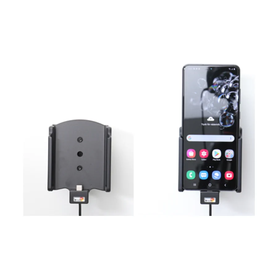 Bild 4 : 721192 : Brodit Halter Aktiv USB, 12/24V, f�r SAMSUNG Galaxy S20 Ultra, inkl. USB-Ladeger�t
