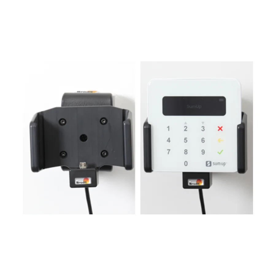 Bild 4 : 721198 : Brodit Halter Aktiv USB, 12/24V, für SumUp AIR, inkl. USB-Ladegerät