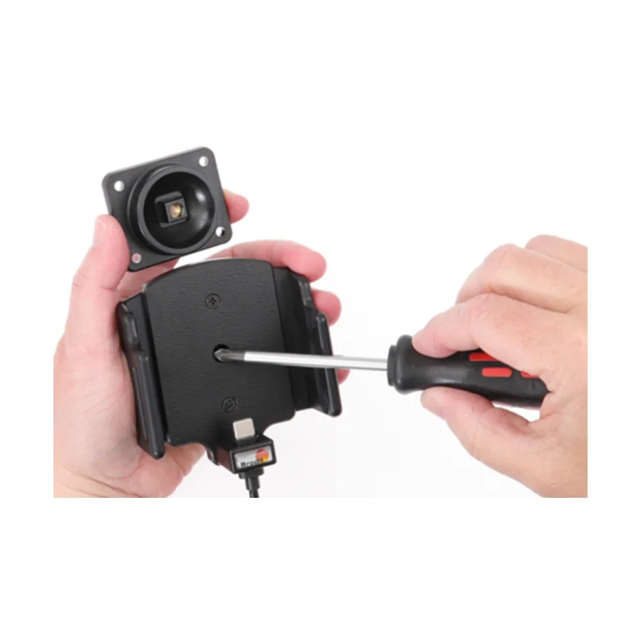 Bild 2 : 721202 : Brodit einstellbarer Halter (seitlich) Aktiv USB-C QC 3.0, 12/24V, f�r HUAWEI Nova 2