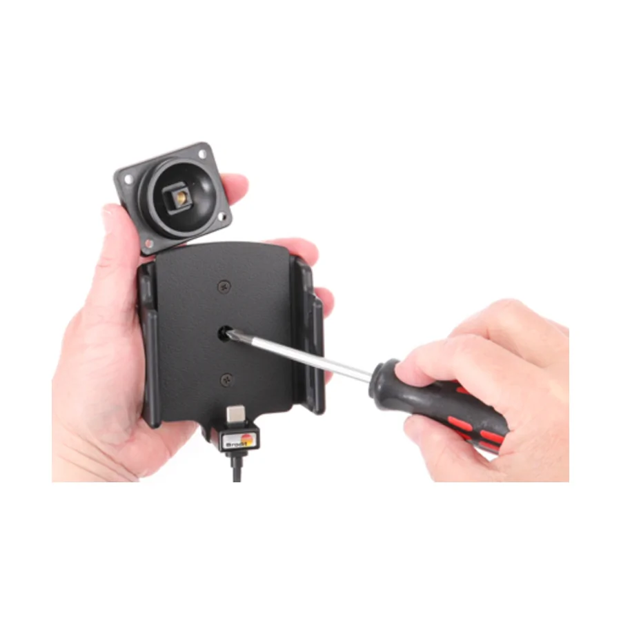 Bild 2 : 721203 : Brodit einstellbarer Halter (seitlich) Aktiv USB-C QC 3.0, 12/24V, f�r HUAWEI Pura 80 Pro
