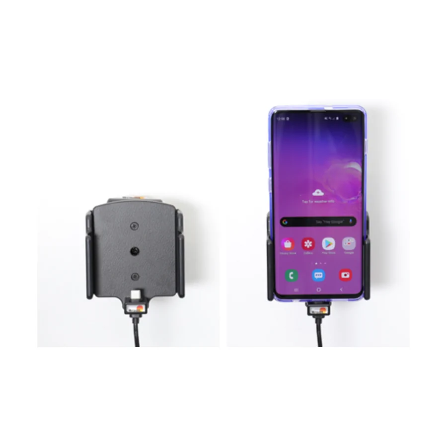 Bild 4 : 721204 : Brodit einstellbarer Halter (seitlich) Aktiv USB-C QC 3.0, 12/24V, f�r NOKIA X10