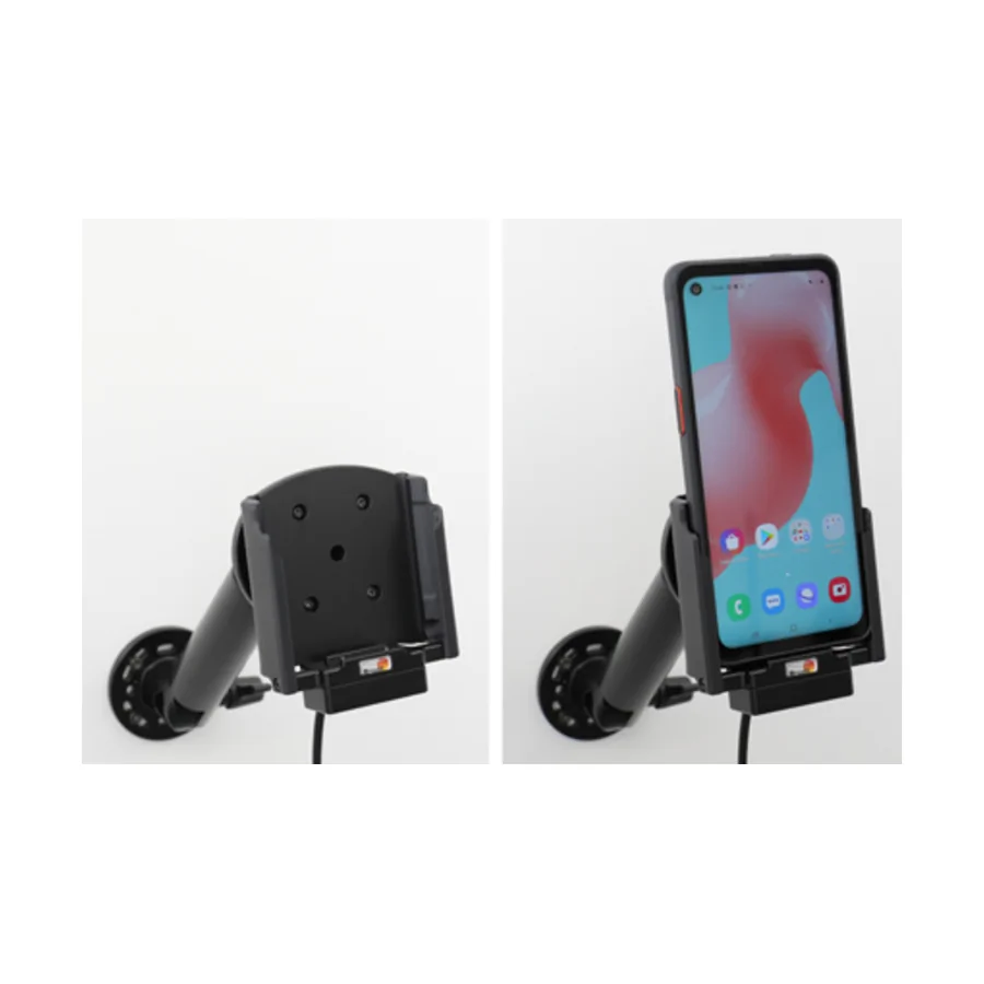 Bild 4 : 721207 : Brodit Halter Aktiv USB, 12/24V, f�r SAMSUNG Galaxy XCover Pro, Ladung �ber Pogo-Pins, inkl. USB-Ladeger�t