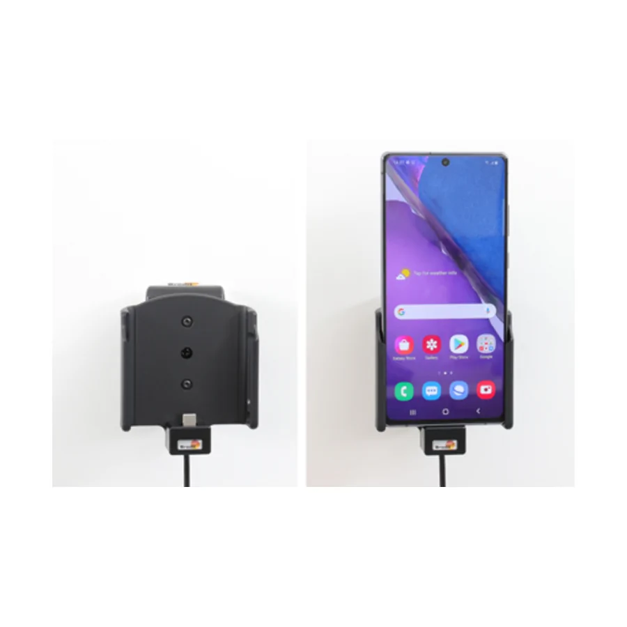 Bild 4 : 721221 : Brodit Halter Aktiv USB, 12/24V, für SAMSUNG Galaxy Note 20, inkl. USB-Ladegerät
