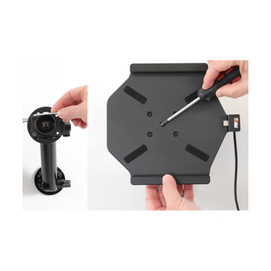 Bild 2 : 721229 : Brodit Halter Aktiv USB, 12/24V, f�r SAMSUNG Galaxy Tab A7, inkl. USB-Ladeger�t