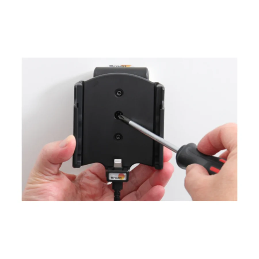 Bild 3 : 721235 : Brodit Halter Aktiv USB, 12/24V, für APPLE iPhone 12, inkl. USB-Ladegerät