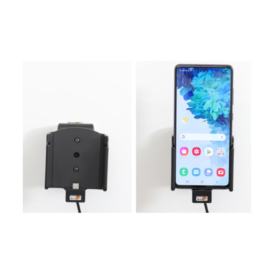 Bild 4 : 721240 : Brodit Halter Aktiv USB, 12/24V, f�r SAMSUNG Galaxy S20 FE, inkl. USB-Ladeger�t
