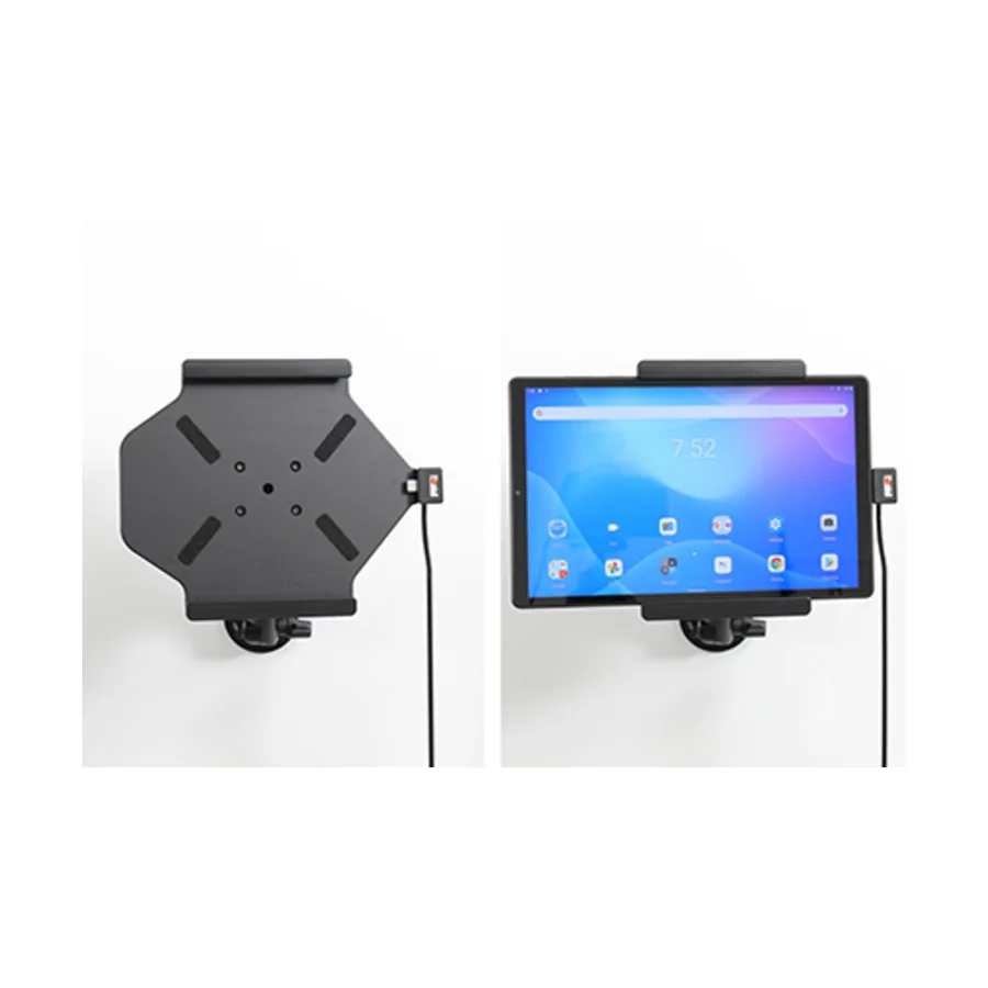 Bild 4 : 721271 : Brodit Halter Aktiv USB, 12/24V, für LENOVO Tab K10, inkl. USB-Ladegerät