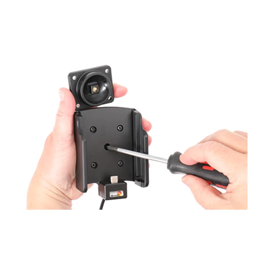 Bild 1 : 721272 : Brodit Halter Aktiv USB, 12/24V, für SAMSUNG Galaxy Z Fold3 5G (Nur für eingeklappten Zustand), inkl. USB-Ladegerät