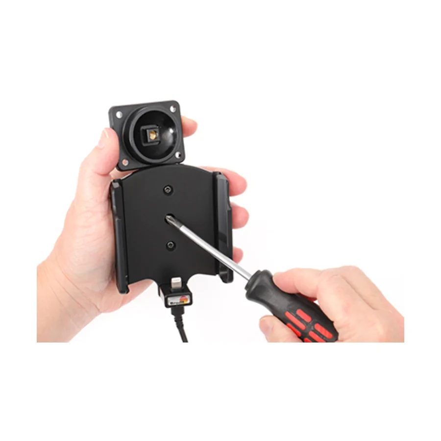 Bild 1 : 721276 : Brodit Halter Aktiv USB, 12/24V, f�r APPLE iPhone 13, inkl. USB-Ladeger�t