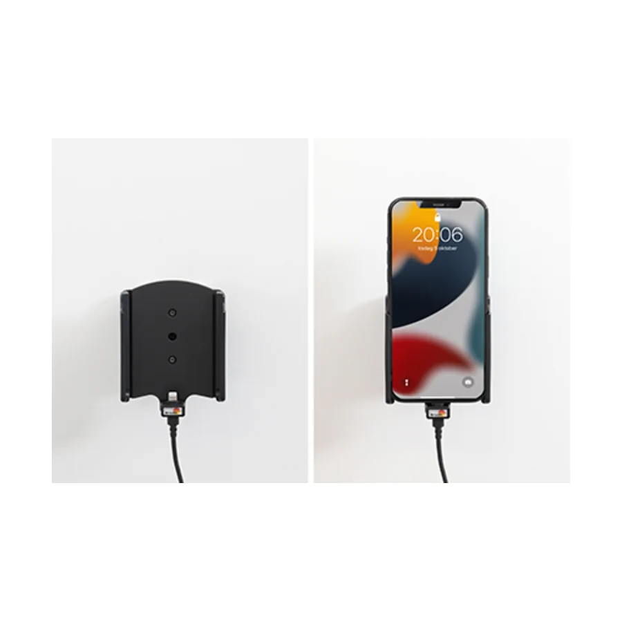 Bild 4 : 721277 : Brodit Halter Aktiv USB, 12/24V, für APPLE iPhone 14 Pro Max, inkl. USB-Ladegerät