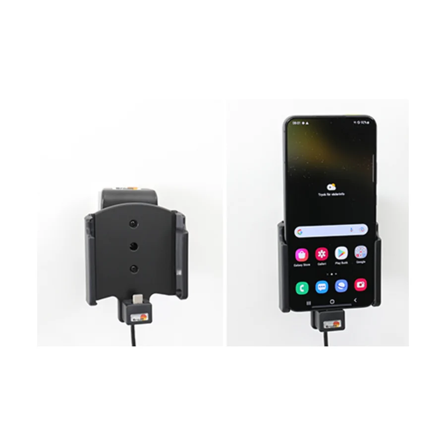 Bild 4 : 721294 : Brodit Halter Aktiv USB, 12/24V, f�r SAMSUNG Galaxy S22+ 5G, inkl. USB-Ladeger�t