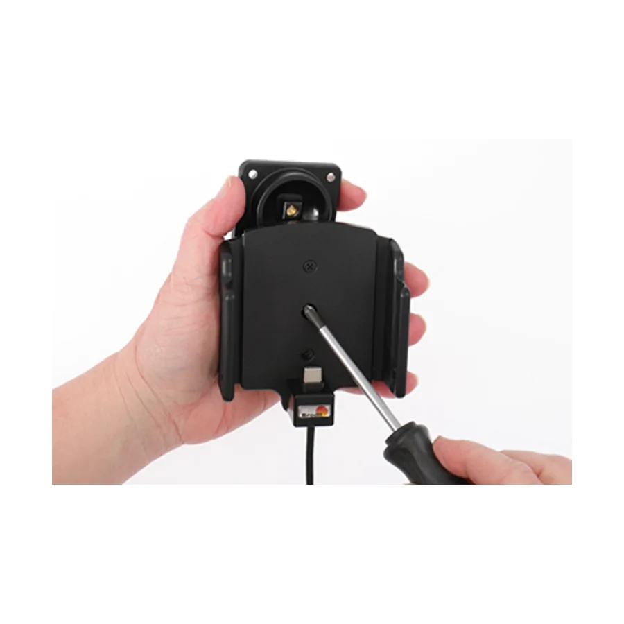 Bild 2 : 721295 : Brodit einstellbarer Halter (seitlich) Aktiv USB, 12/24V, f�r SAMSUNG Galaxy S22 Ultra 5G, inkl. USB-Ladeger�t, f�r Schutzh�llen, max: Breite 70-83mm, Dicke: 2-10mm