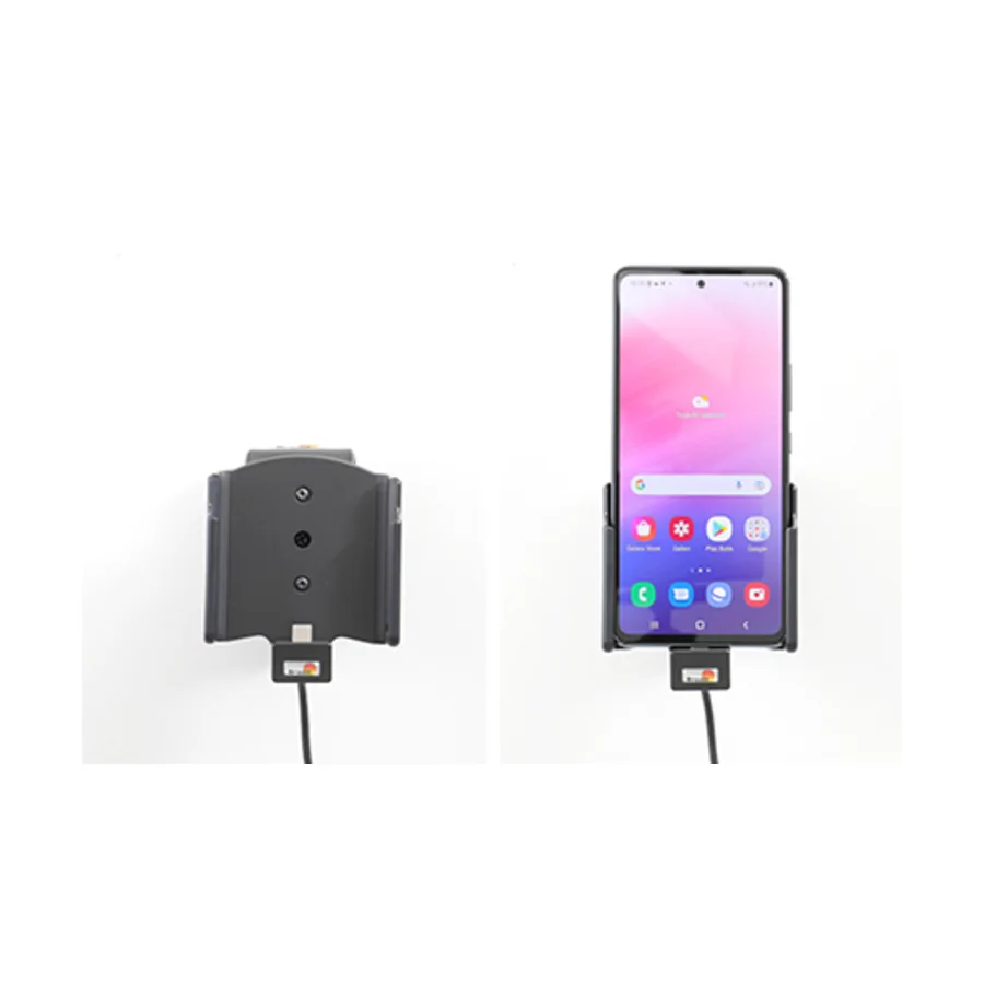 Bild 4 : 721309 : Brodit Halter Aktiv USB, 12/24V, für SAMSUNG Galaxy A53 5G, inkl. USB-Ladegerät