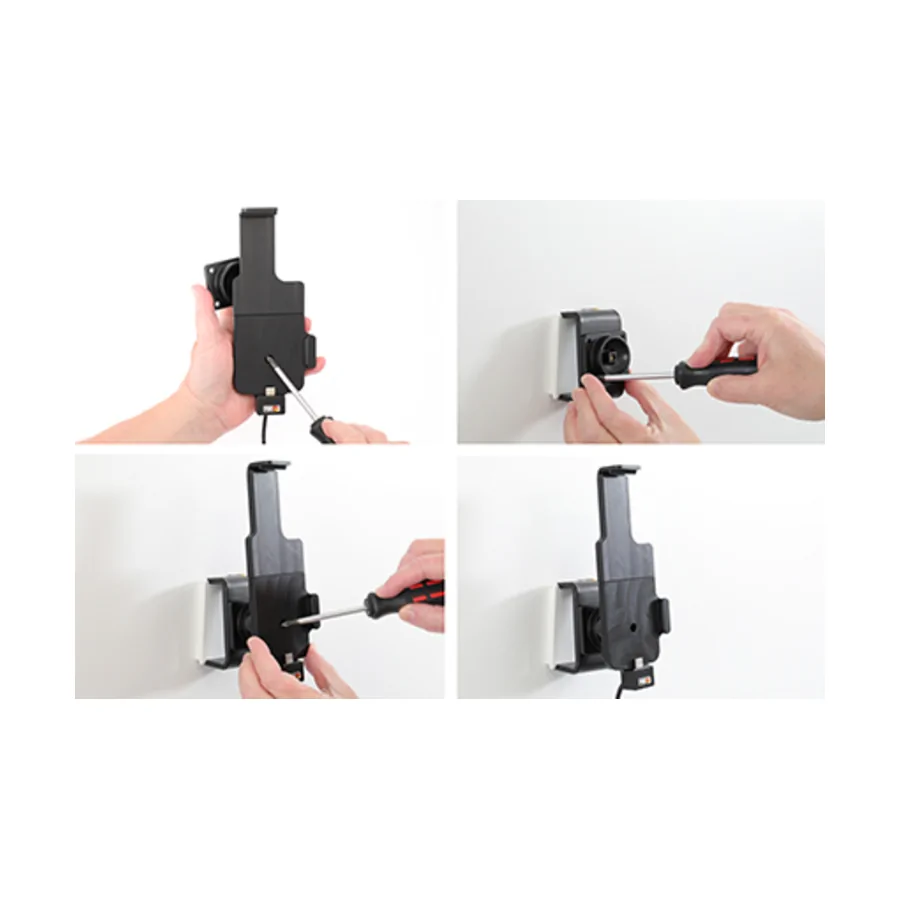 Bild 1 : 721327 : Brodit Halter Aktiv USB, 12/24V, für SAMSUNG Galaxy Z Fold4 (Für ein- und ausgeklappten Zustand), inkl. USB-Ladegerät