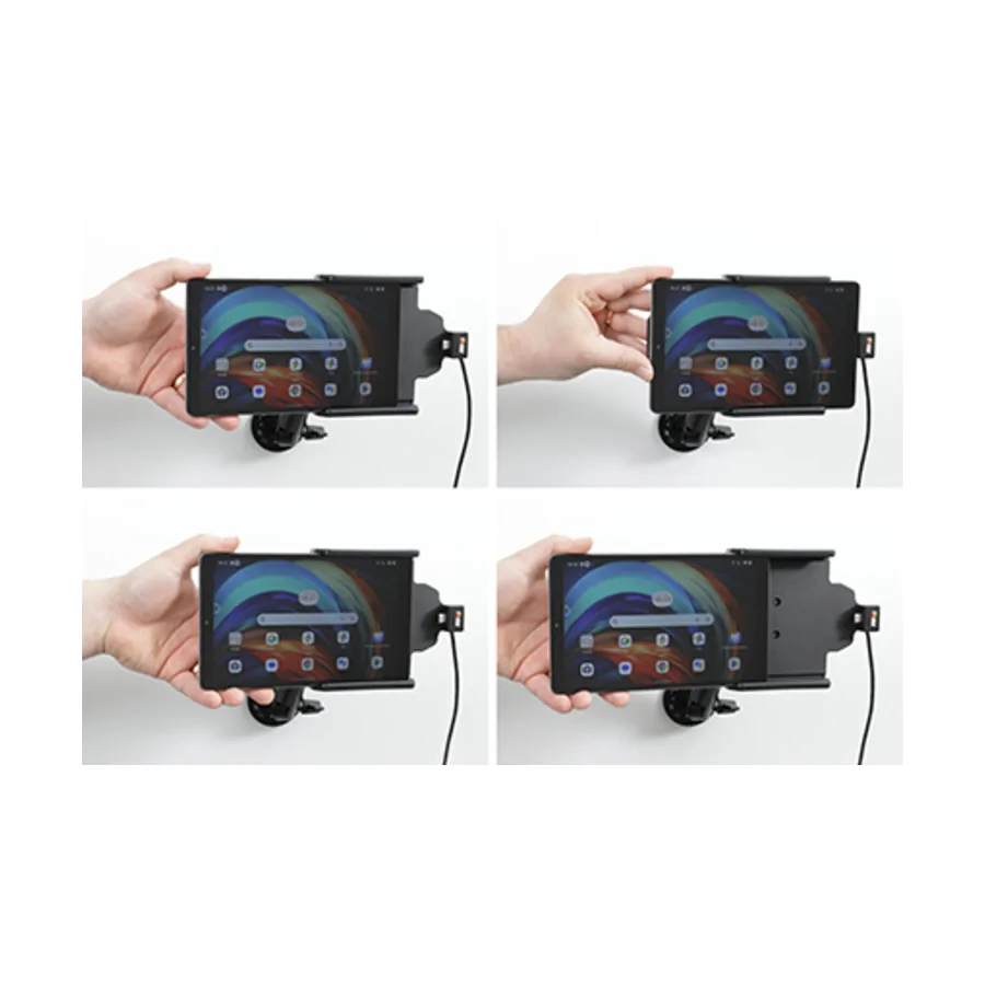 Bild 3 : 721349 : Brodit Halter Aktiv USB, 12/24V, für LENOVO Tab M8 (4. Generation), inkl. USB-Ladegerät