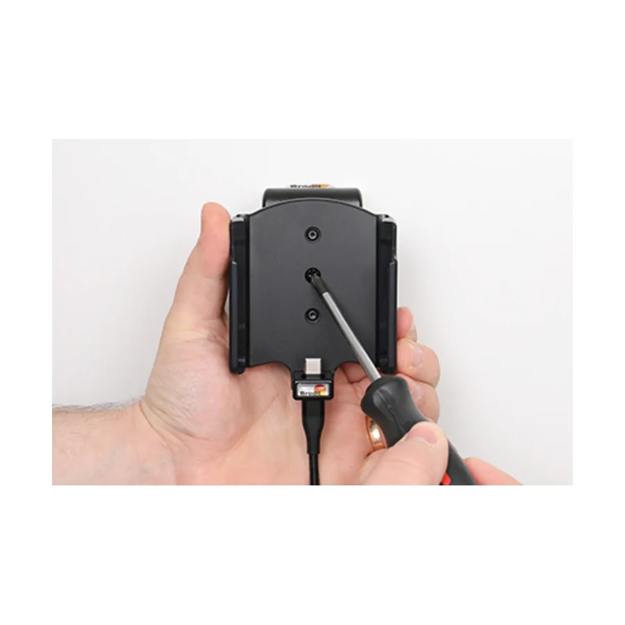Bild 3 : 721369 : Brodit Halter Aktiv USB, 12/24V, f�r APPLE iPhone 15 Pro, inkl. USB-Ladeger�t