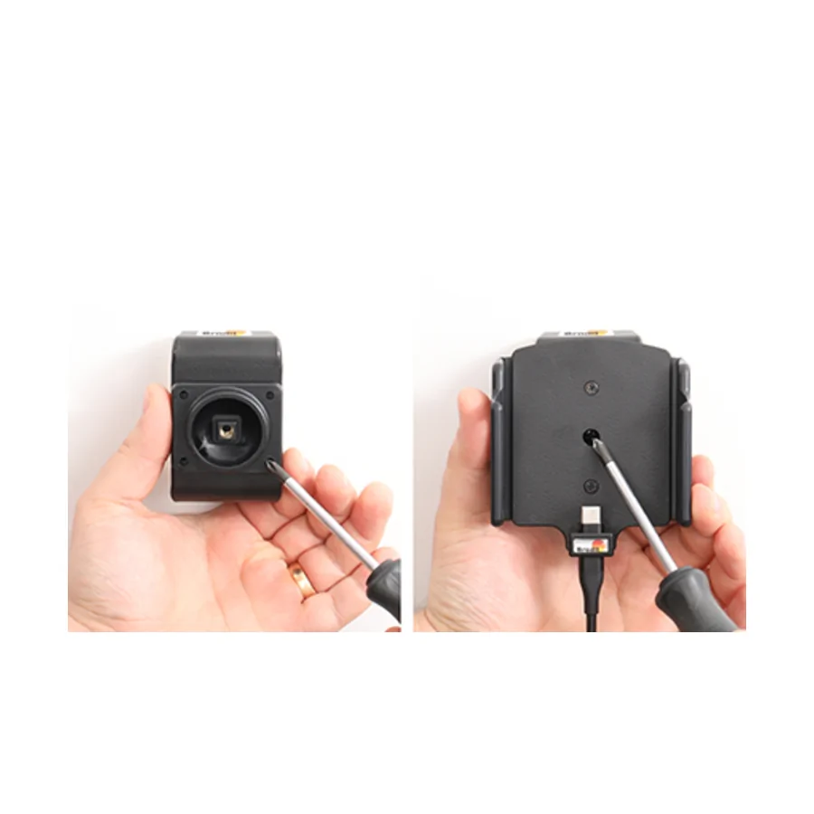 Bild 3 : 721371 : Brodit einstellbarer Halter (seitlich) Aktiv USB, 12/24V, f�r APPLE iPhone 15 Plus, inkl. USB-Ladeger�t, f�r Schutzh�llen, max: Breite 75-89mm, Dicke: 6-10mm