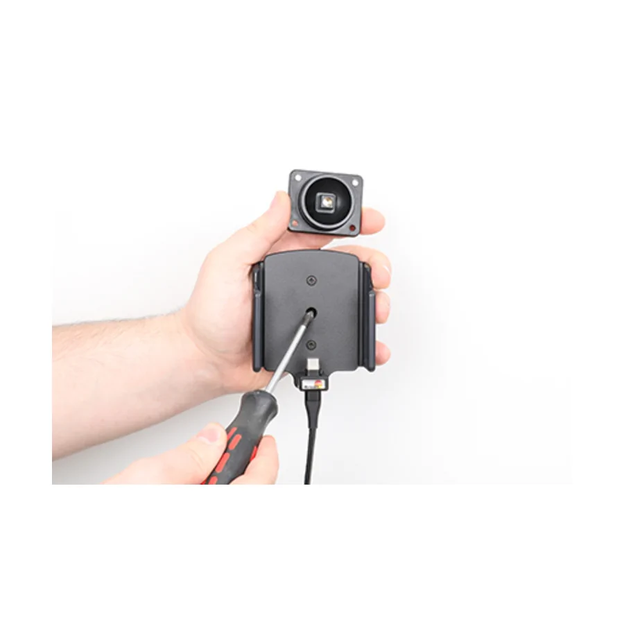 Bild 2 : 721376 : Brodit einstellbarer Halter (seitlich) Aktiv USB, 12/24V, f�r APPLE iPhone 15, inkl. USB-Ladeger�t, f�r dickere Schutzh�llen, max: Breite 70-83mm, Dicke: 8-12mm