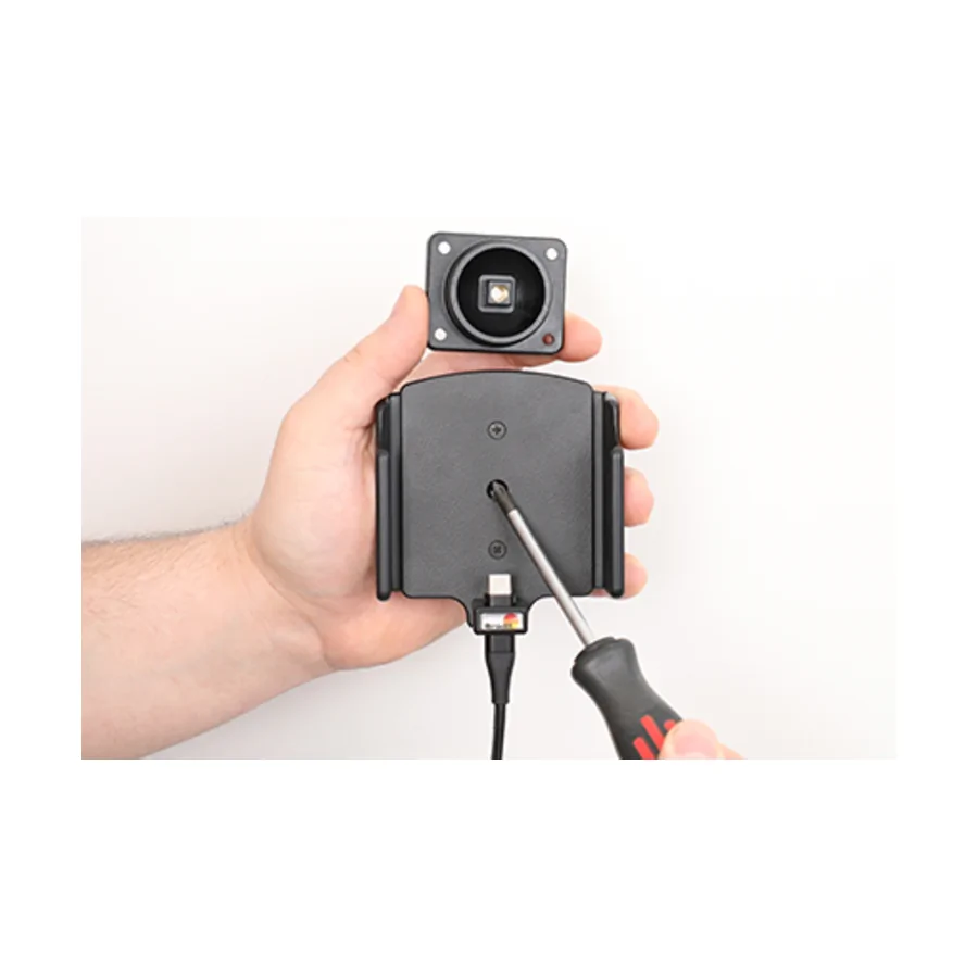 Bild 2 : 721377 : Brodit einstellbarer Halter (seitlich) Aktiv USB, 12/24V, f�r APPLE iPhone 15 Plus, inkl. USB-Ladeger�t, f�r dickere Schutzh�llen, max: Breite 75-89mm, Dicke: 8-12mm