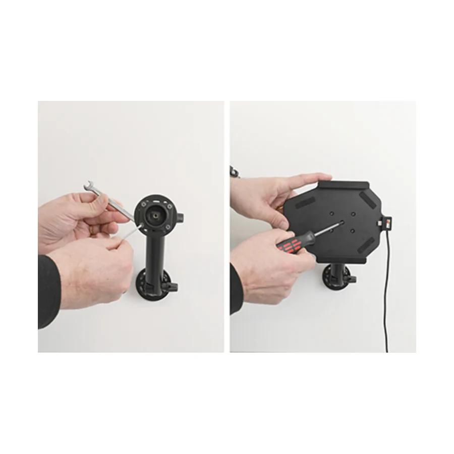 Bild 2 : 721399 : Brodit Halter Aktiv USB, 12/24V, für SAMSUNG Galaxy Tab A9, inkl. USB-Ladegerät