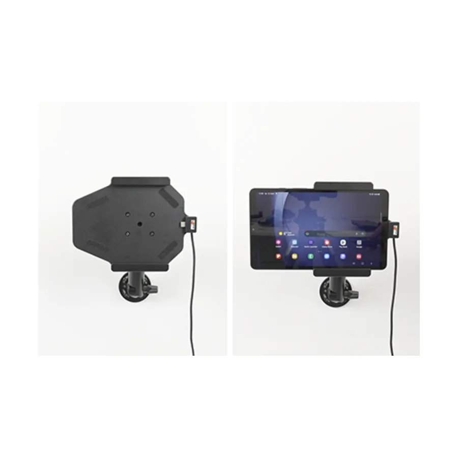Bild 4 : 721399 : Brodit Halter Aktiv USB, 12/24V, für SAMSUNG Galaxy Tab A9, inkl. USB-Ladegerät