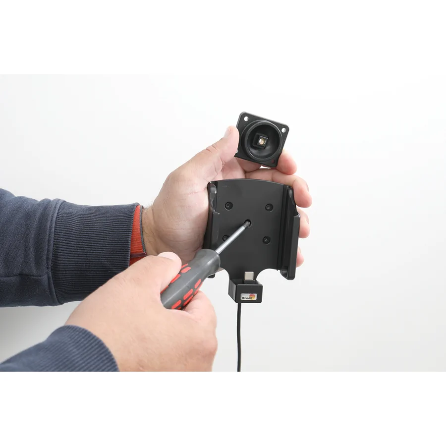 Bild 1 : 721418 : Brodit Halter Aktiv USB, 12/24V, für NEWLAND MT93, inkl. USB-Ladegerät