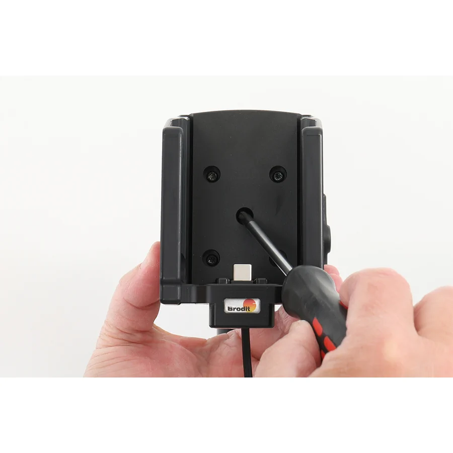 Bild 3 : 721446 : Brodit Halter Aktiv USB, 12/24V, für HONEYWELL CK62, für Geräte mit Standard oder erweitertem Akku, mit oder ohne Handschlaufe / Pistolengriff, inkl. USB-Ladegerät