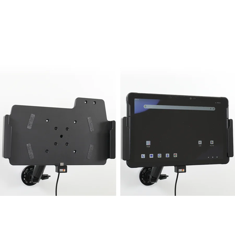Bild 4 : 721474 : Brodit Halter Aktiv USB, 12/24V, für POINT MOBILE TR54, VESA 75, inkl. USB-Ladegerät