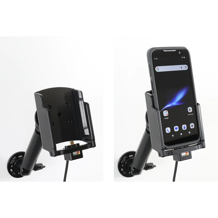 Bild 4 : 721478 : Brodit Halter Aktiv USB, 12/24V, für BLUEBIRD S20, für Geräte mit original Schutzhülle (351120049), mit/ohne Handschlaufe, mit/ohne grossen Akku, inkl. USB-Ladegerät